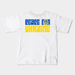 Peace for Ukraine Kids T-Shirt